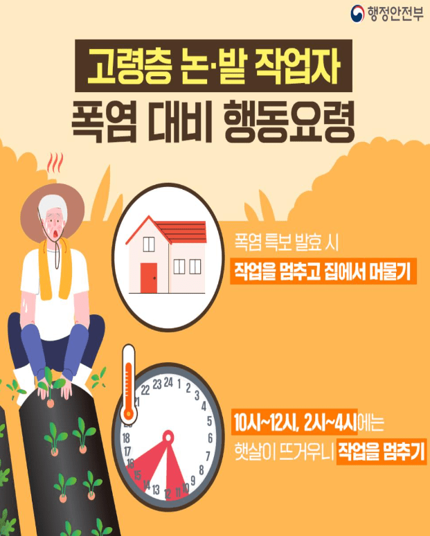 기록적 폭염으로 사망자 9명 나왔다.(+폭염 대비 행동요령)
