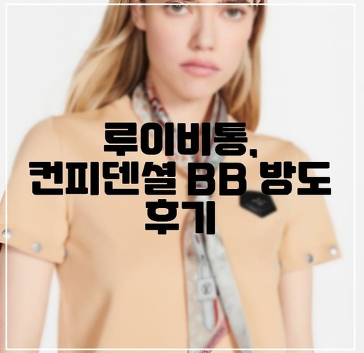 루이비통 모노그램 컨피덴셜 BB 방도, 선물하기 좋은 명품 스카프 (+부모님 선물)