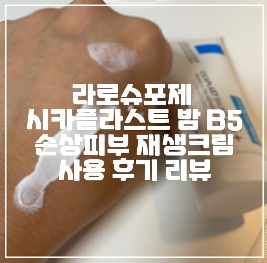 [올리브영 추천 아이템] 라로슈포제 시카플라스트 밤 B5 손상피부 재생크림 사용 후기 리뷰 (+재생크림 추천, 손상 피부 개선 크림, 올리브영 라로슈포제, 여드름 재생크림 추천)