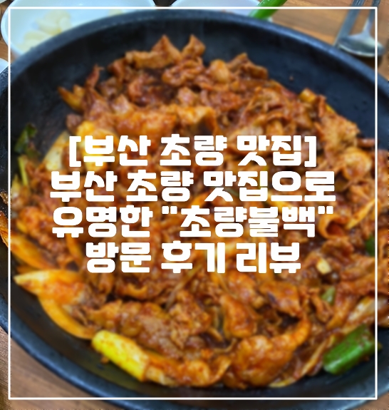 [부산 초량 맛집] 24시간 영업하고, 호불호 갈리지 않는 초량 맛집 "초량불백" 방문 후기 리뷰 (+주차장 정보 확인, 24시간 부산역 맛집, 초량역 맛집, 부산 불백 맛집, 부산 점심 맛집, 초량 불백 원조 맛집)