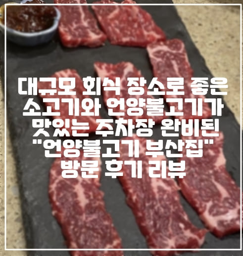 [광안리 소고기 숯불구이 언양불고기 맛집] 대규모 회식 장소로 좋은 소고기와 언양불고기가 맛있는 주차장 완비된 "언양불고기 부산집" 방문 후기 리뷰 (+광안리 언양불고기 부산집, 광안리 언양불고기 맛집, 광안리 소고기 맛집, 부산 소고기 맛집, 광안리 숙성 한우 맛집, 광안리 소고기 구이 맛집, 광안리 언양불고기 찐 맛집, 광안리 회식장소 추천, 부산 회식 장소 추천, 부산 연말 회식 장소 추천, 부산 연초 회식 장소 추천)