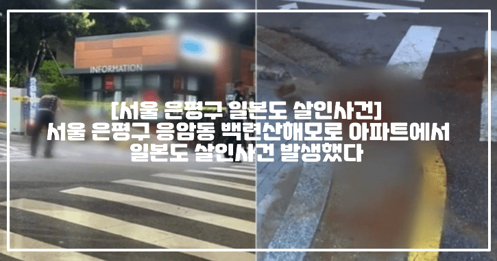 [서울 은평구 일본도 살인사건] 서울 은평구 응암동 백련산해모로 아파트에서 일본도 살인사건 발생했다 (+현장사진, 사건정리, 백련산해모로 일본도 살인 사건, 아파트 정문 일본도 살인사건, 일본도 아파트 어디, 은평구 일본도 아파트 이름, 은평구 일본도 아파트 위치, 일본도 살인사건, 서울 일본도 살인사건)